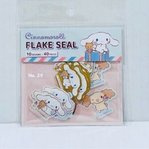 Sanrio Cinnamoroll 40 Flake Stickers / 10 Deisgns Pack